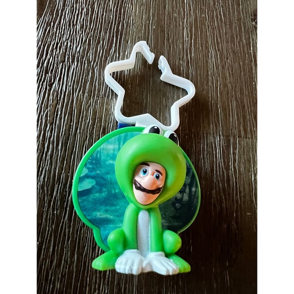 McDonald's Other - Nintendo Luigi Frog Suit McDonalds Happy Meal Toy Star Clip 2025 Super Mario